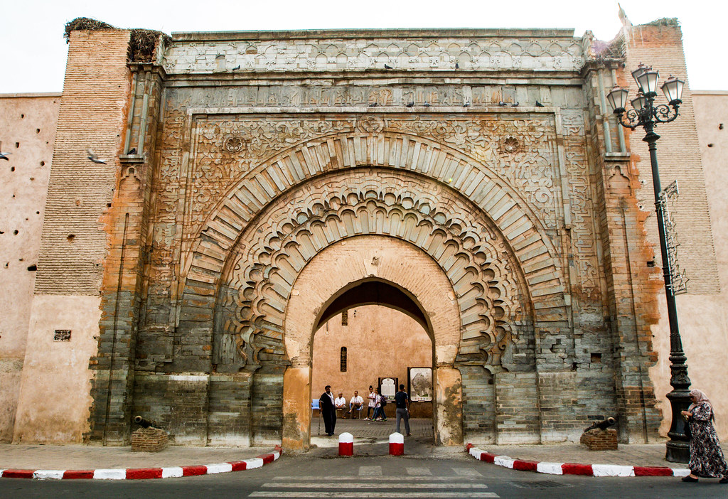 Bab Agnaou is one of the best-known gates of Marrakesh