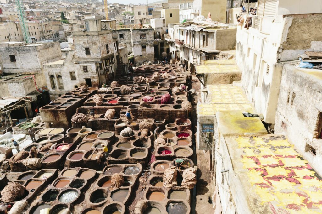 leather tanneries in Fes
