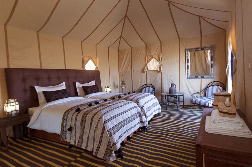 luxury camp in Merzouga desert